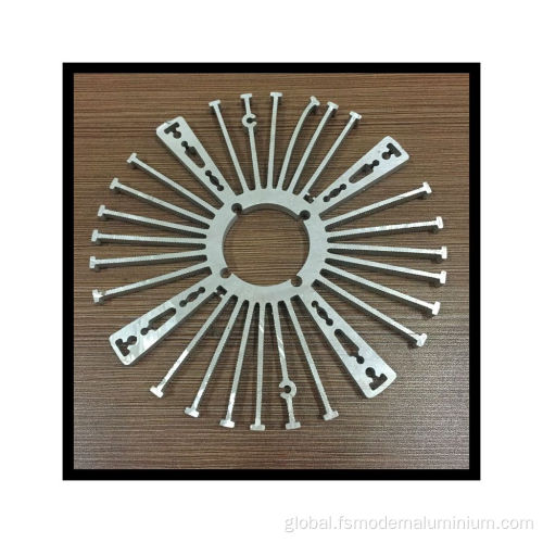 Round Aluminium Extrusion Heat Sink Customized Precision Round Aluminium Heat Sink for Leds Factory